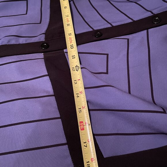 Be the boss!! Amazing Purple Button Down Women's Collared Shirt Maxi Dress - 2X - Picture 5 of 12